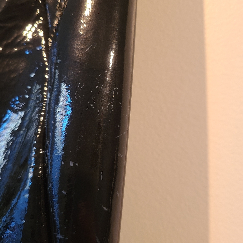 Authentic Jil Sander patent leather jacket size 34 - Picture 9 of 11